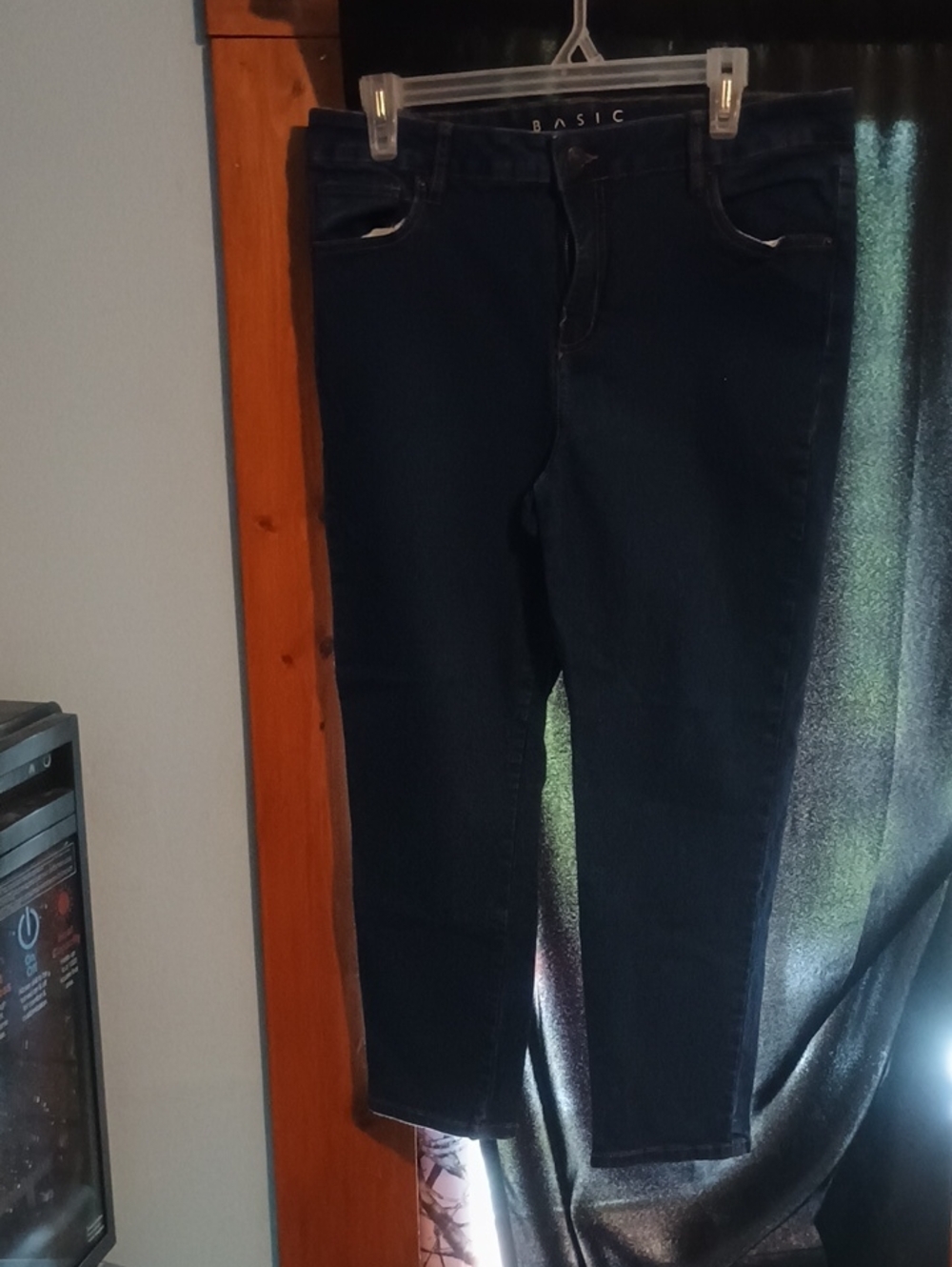 Basic Editions Women's Navy Skinny Jeans